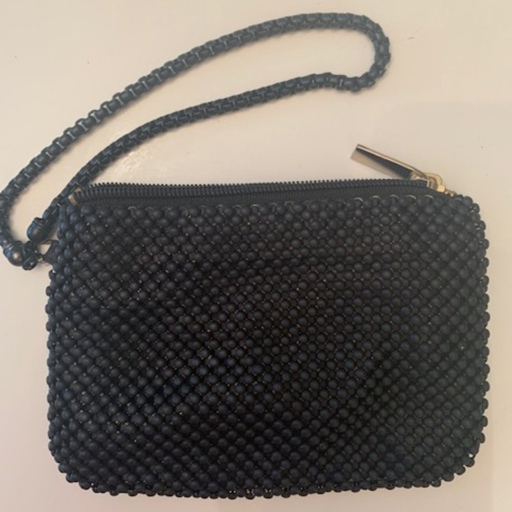 Kimchi Blue Black Metal Purse